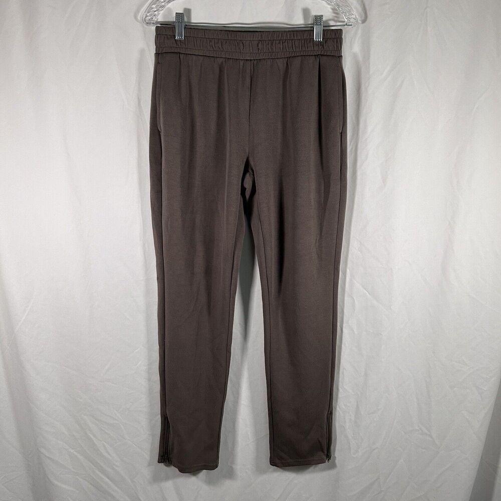 Thread and Supply Sweatpants Women's Medium Green Pockets Pull On No Drawstring